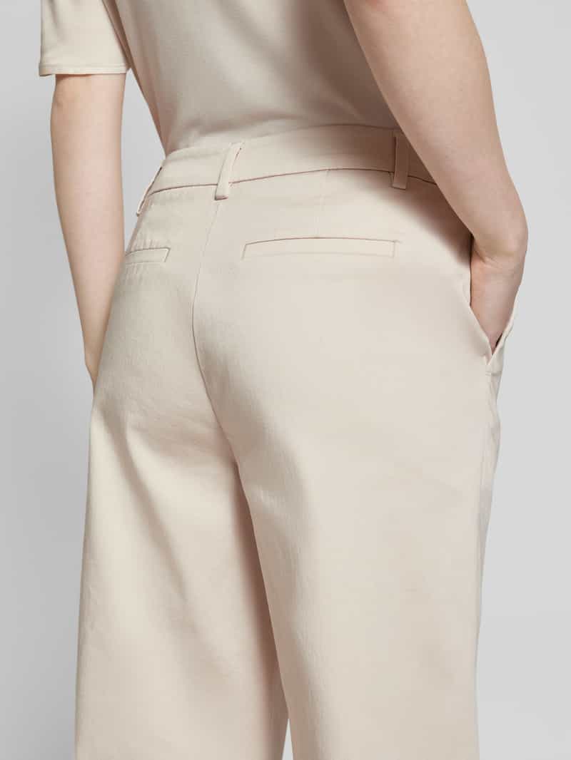 comma Straight leg broek met riemlussen