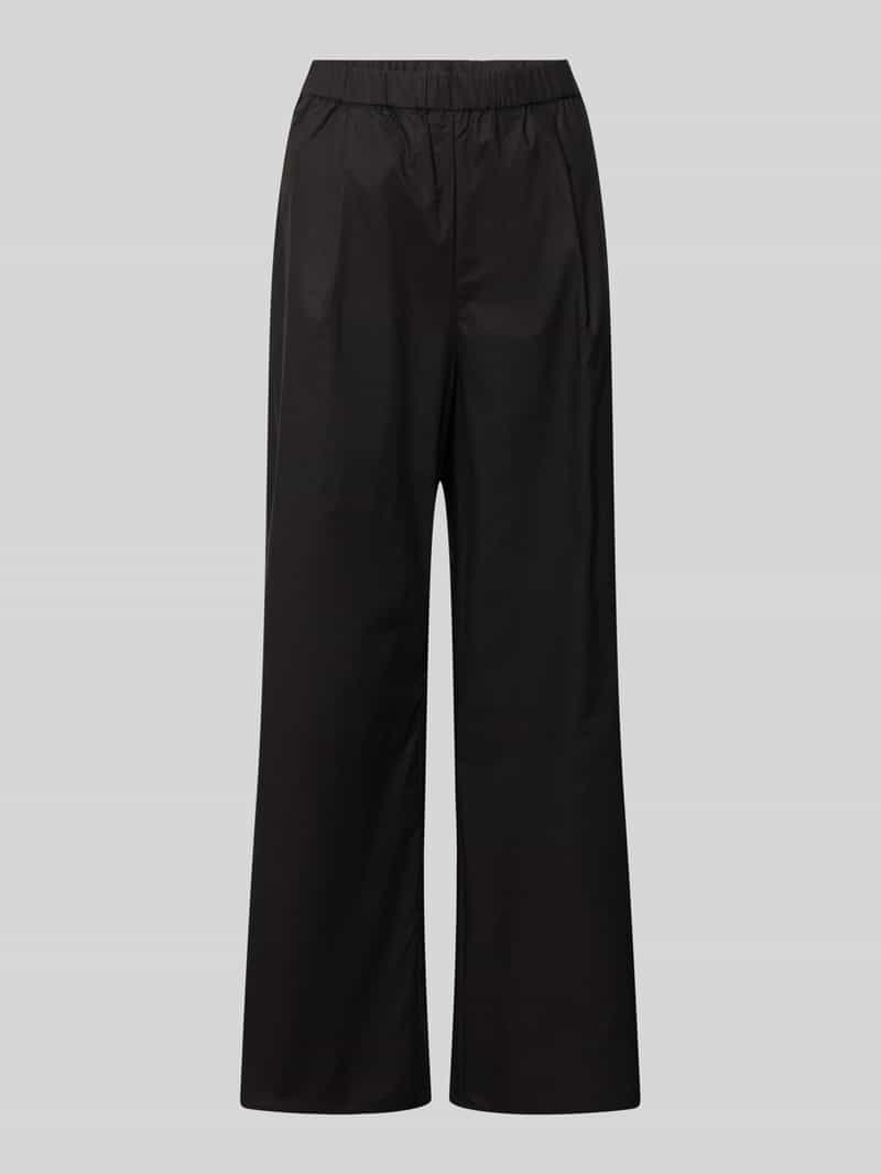 Christian Berg Woman Straight leg stoffen broek met elastische band