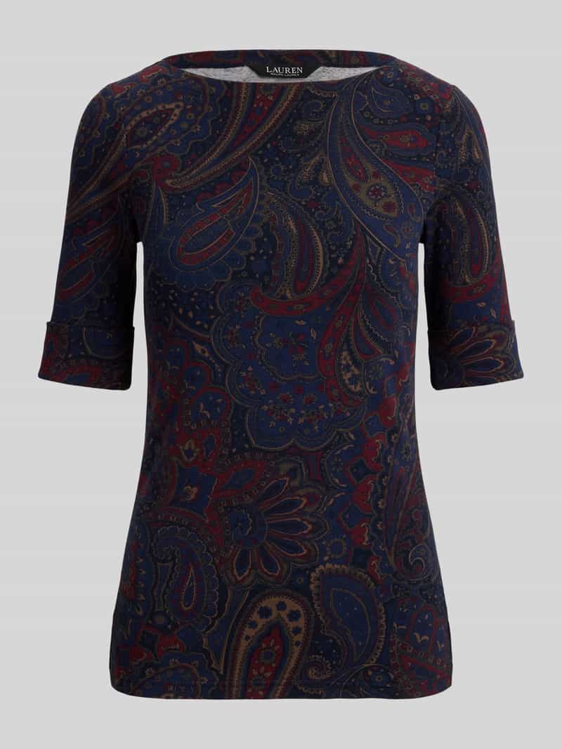 Lauren Ralph Lauren Slim fit t-shirt van katoenmix