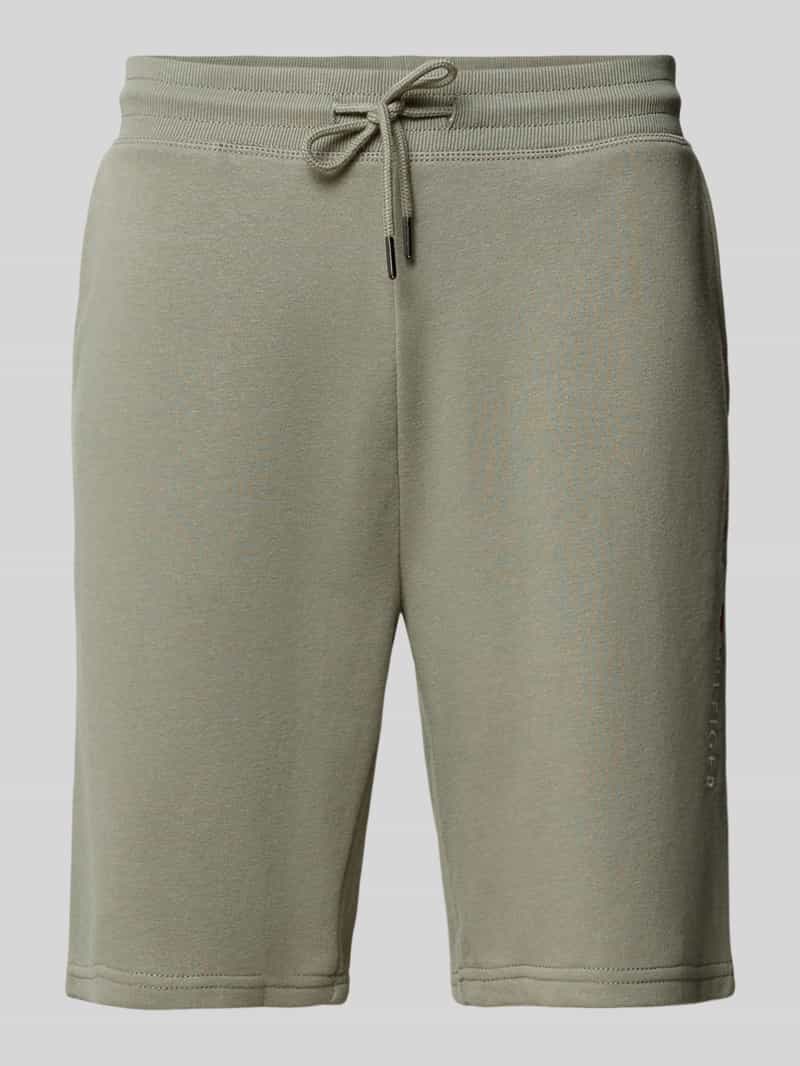 Tommy Hilfiger Regular fit sweatshorts van katoenmix