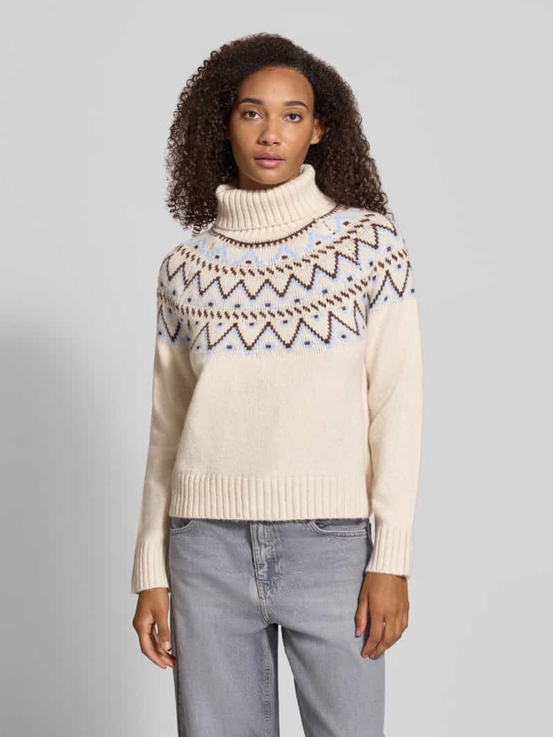 Pepe Jeans Pullover met col model 'ABIGAIL' beige, foto 3