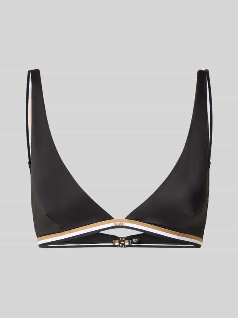 Bikinitop met Labelapplicatie Model 'ICONIC TRINAGLE'