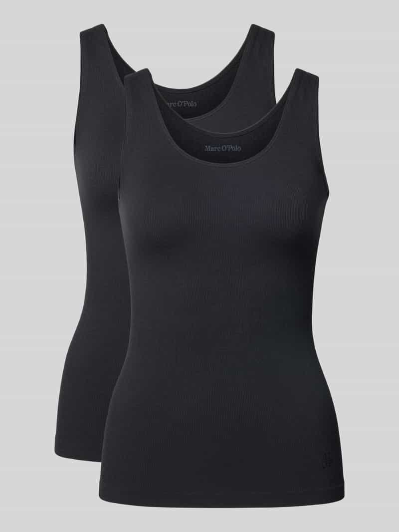 Slim fit tank top van modalmix in set van 2