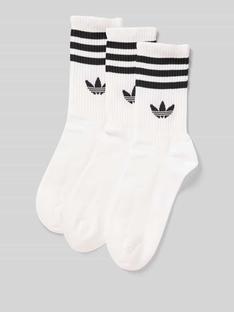 adidas Originals Sokken met logoprint in een set van 3 paar