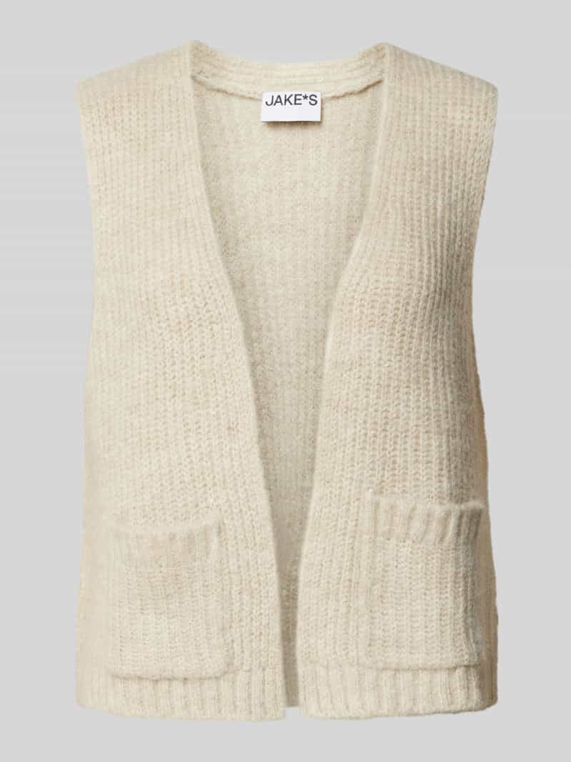 Jake*s Casual Cardigan met steekzakken