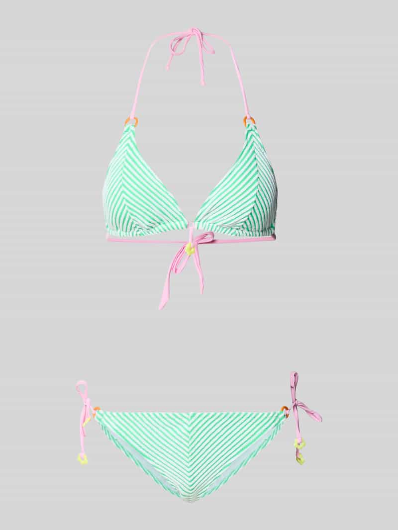 Slim fit bikini met siergarnering model ‘Elsa’