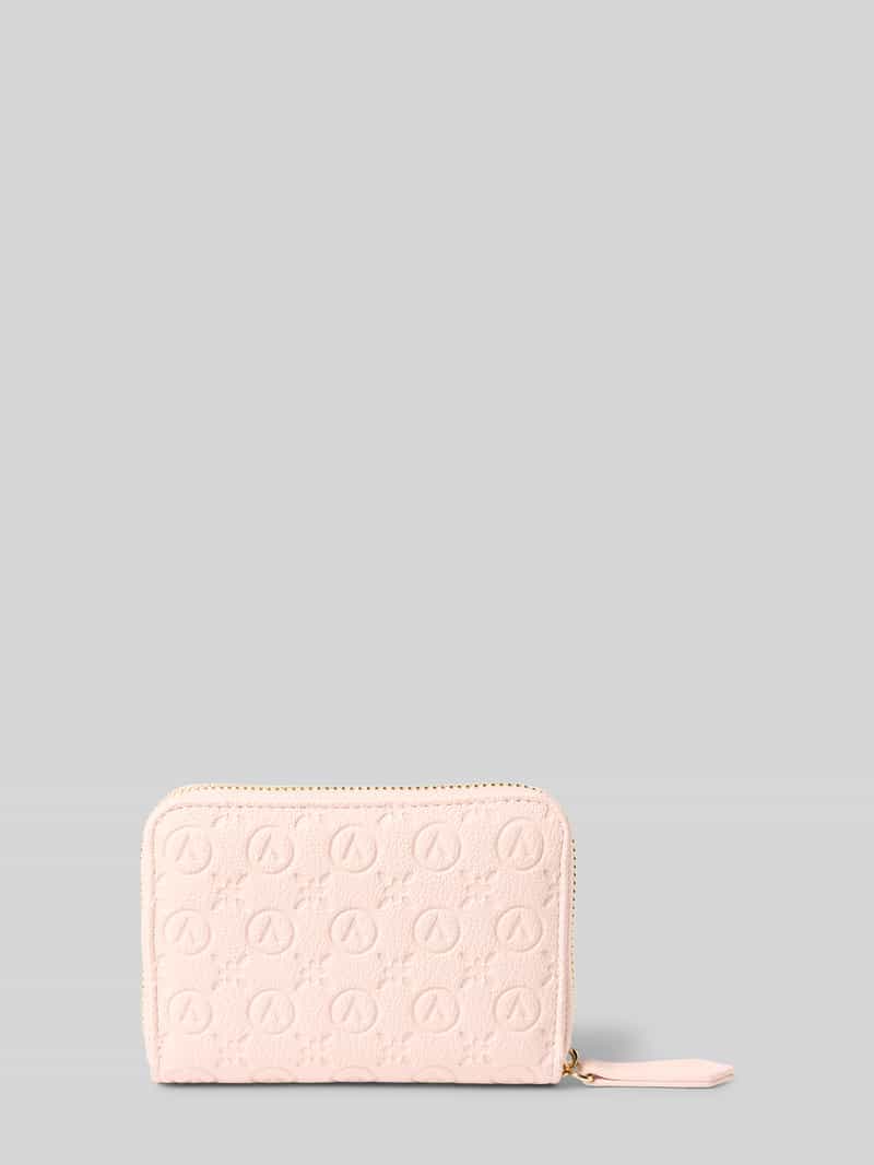 VALENTINO BAGS Portemonnee met all-over reliëflogo model 'Samba'