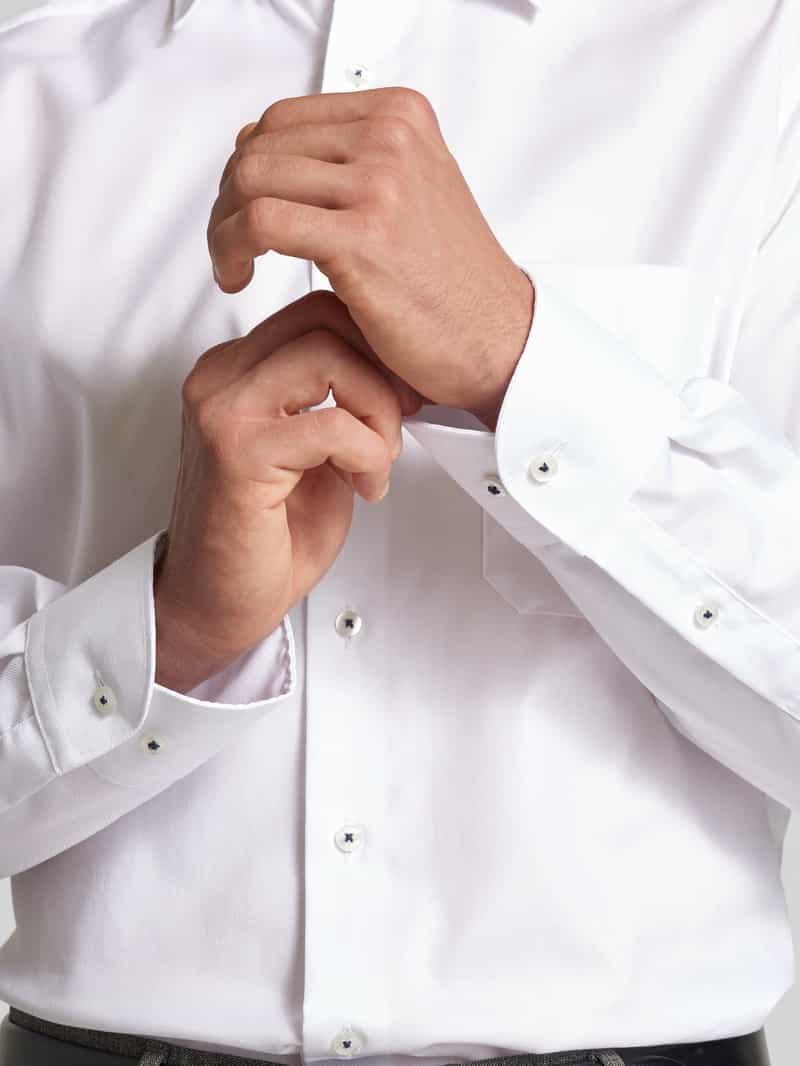 ETERNA COMFORT FIT Comfort fit zakelijk overhemd met kentkraag