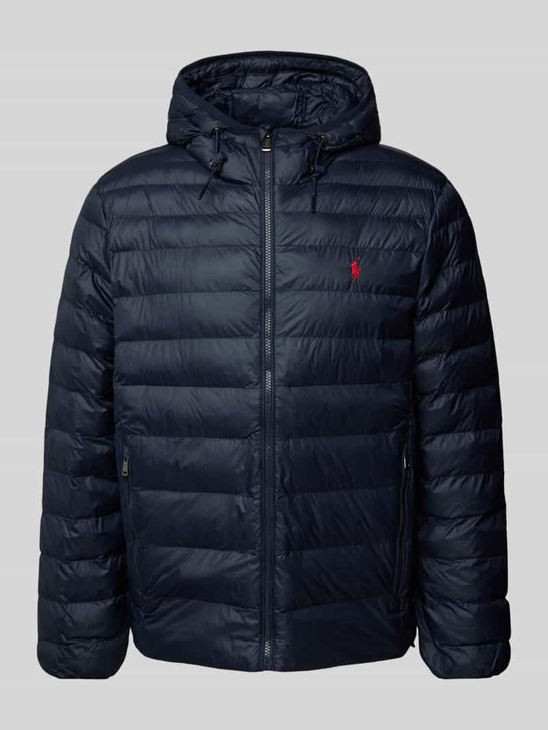 Polo Ralph Lauren Gewatteerd jack met logostitching model 'TERRA'