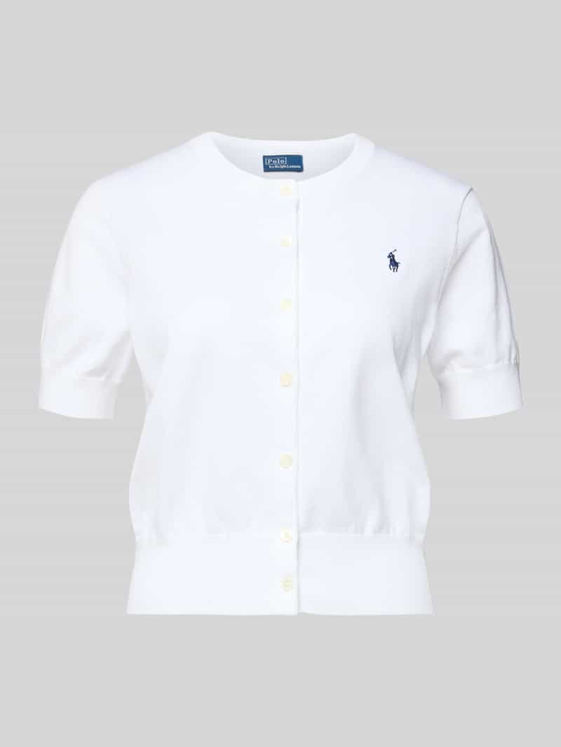 slim fit vest van katoenmix