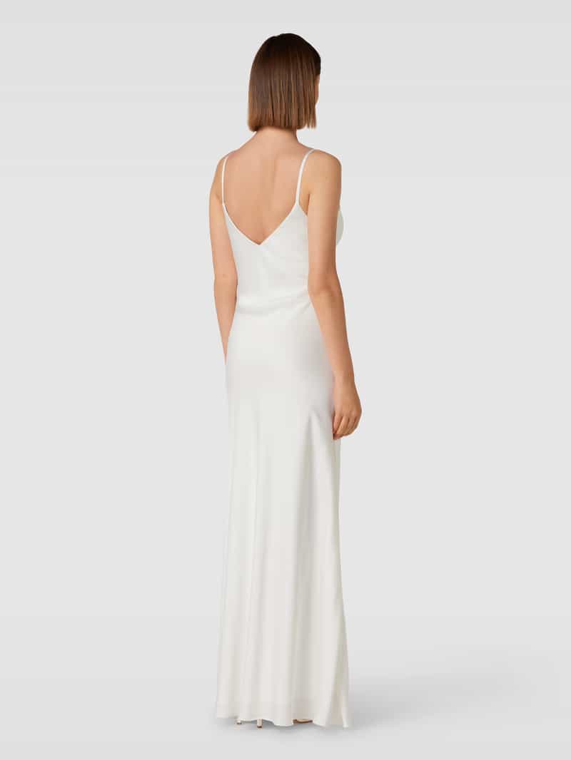 Bruidsjurk met cascadehals Mascara