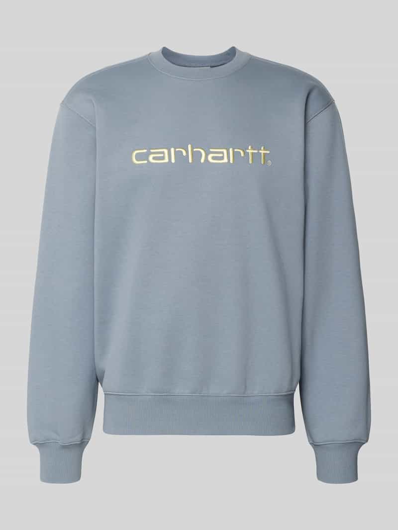 Sweatshirt met labelstitching
