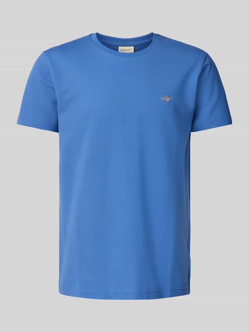 Gant Slim fit T-shirt met labelstitching