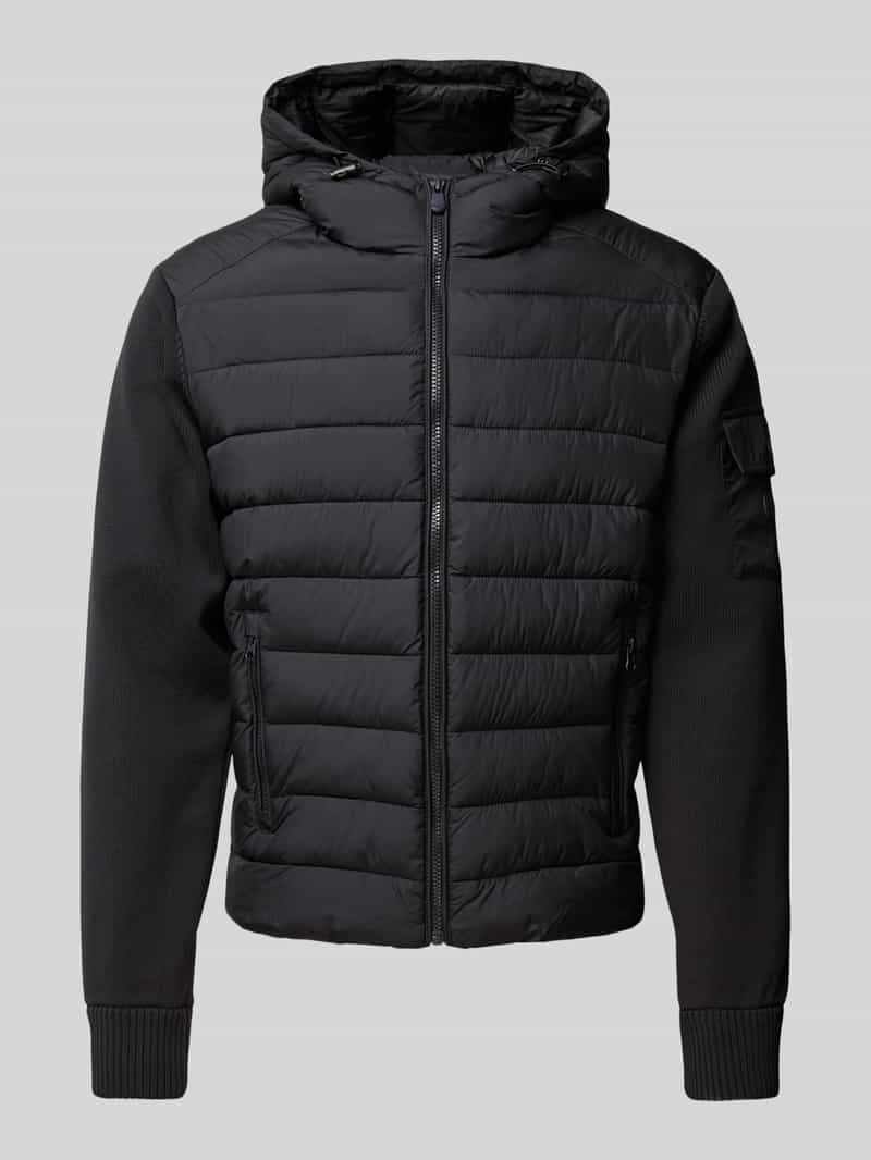 SAVE THE DUCK Gewatteerd jack met capuchon en ritszakken model 'TORIN'