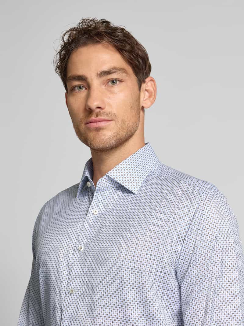 Eterna Modern fit zakelijk overhemd met kentkraag