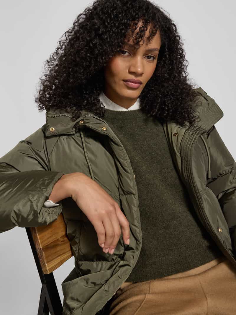 Weekend Max Mara Lange regular fit donsjas met capuchon model 'NEWBEMBO'