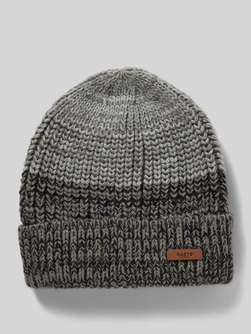Barts Beanie met labeldetail