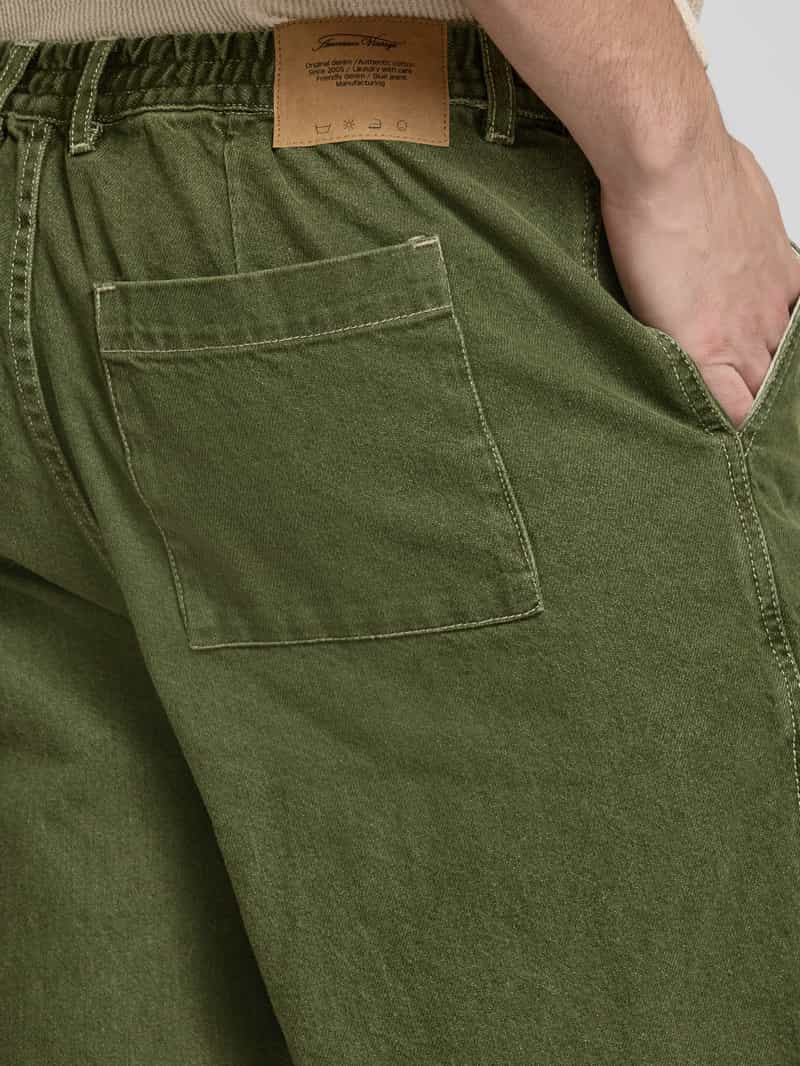 American vintage Baggy fit sweatpants met elastische band model 'UZATOWN'