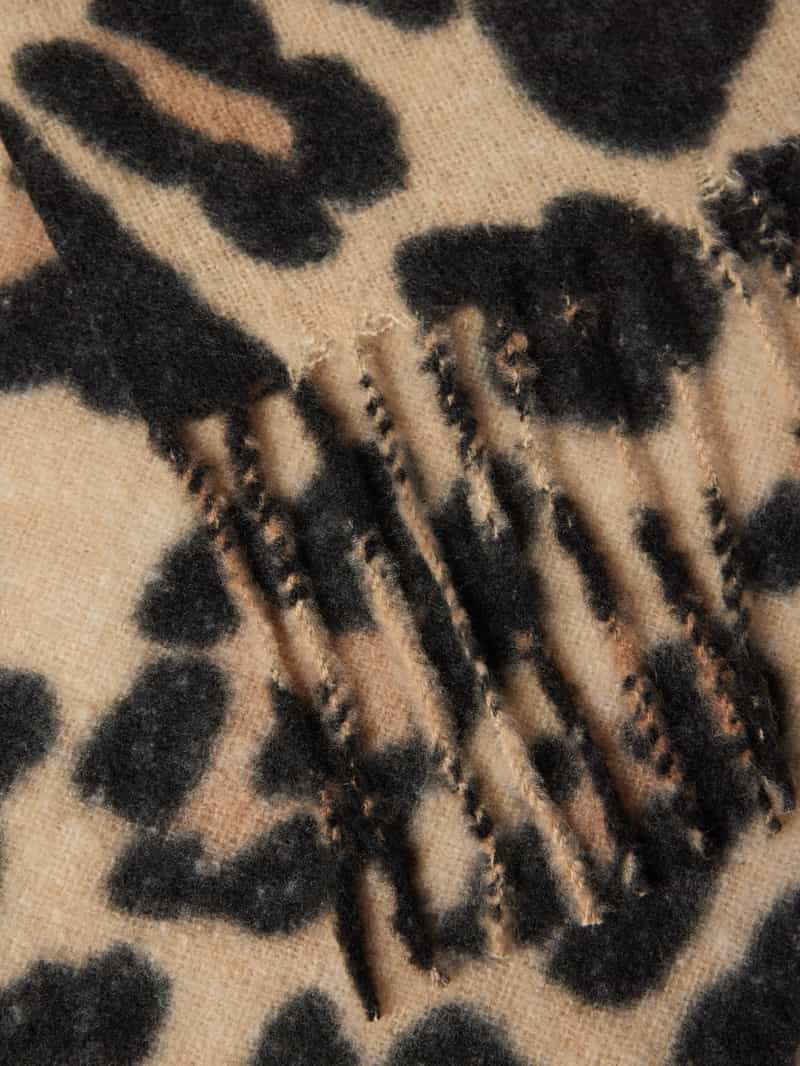 Kurt Beines Sjaal met franjes model 'XXL Leo'