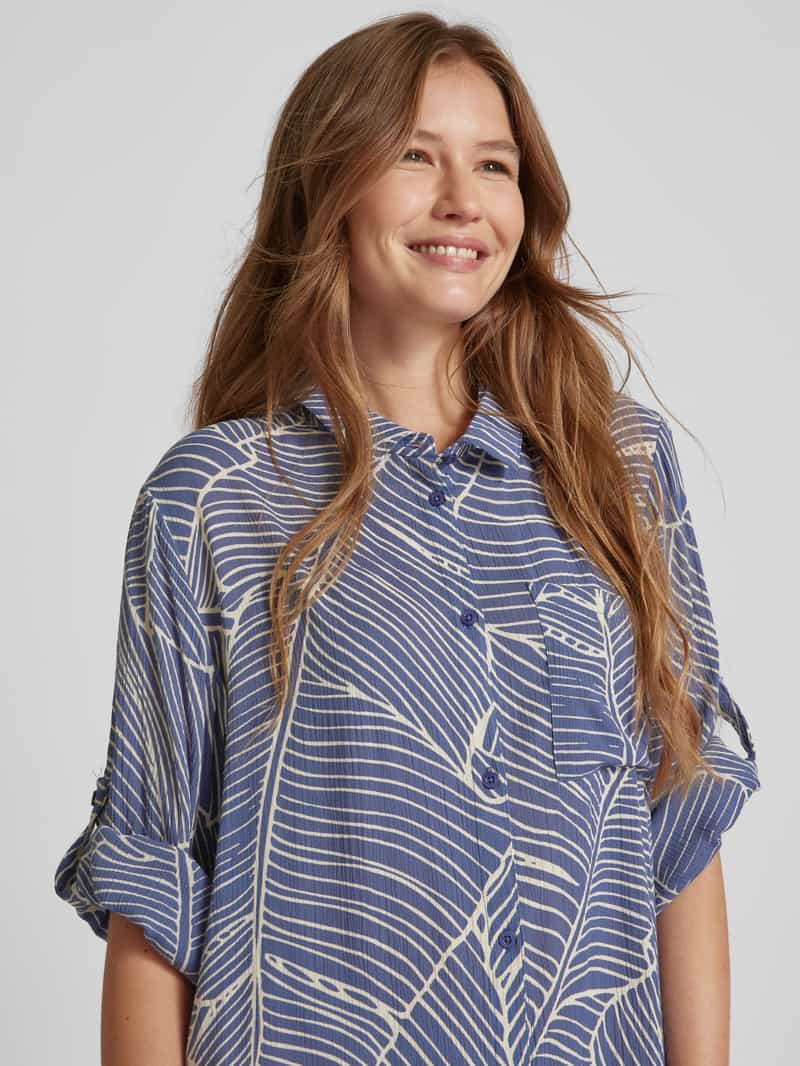 Kaffe Knielange jurk met borstzak model 'jessi'