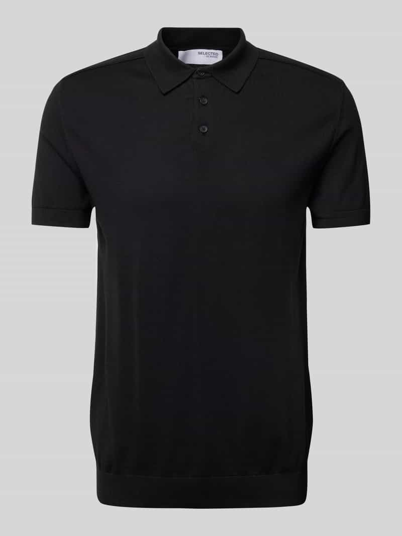 Selected Homme Poloshirt met elastische boorden