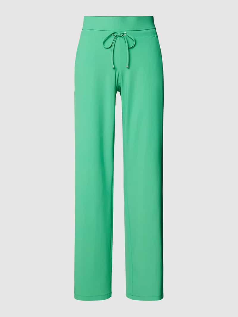 RAFFAELLO ROSSI Straight leg broek met tunnelkoord model 'CANDICE'