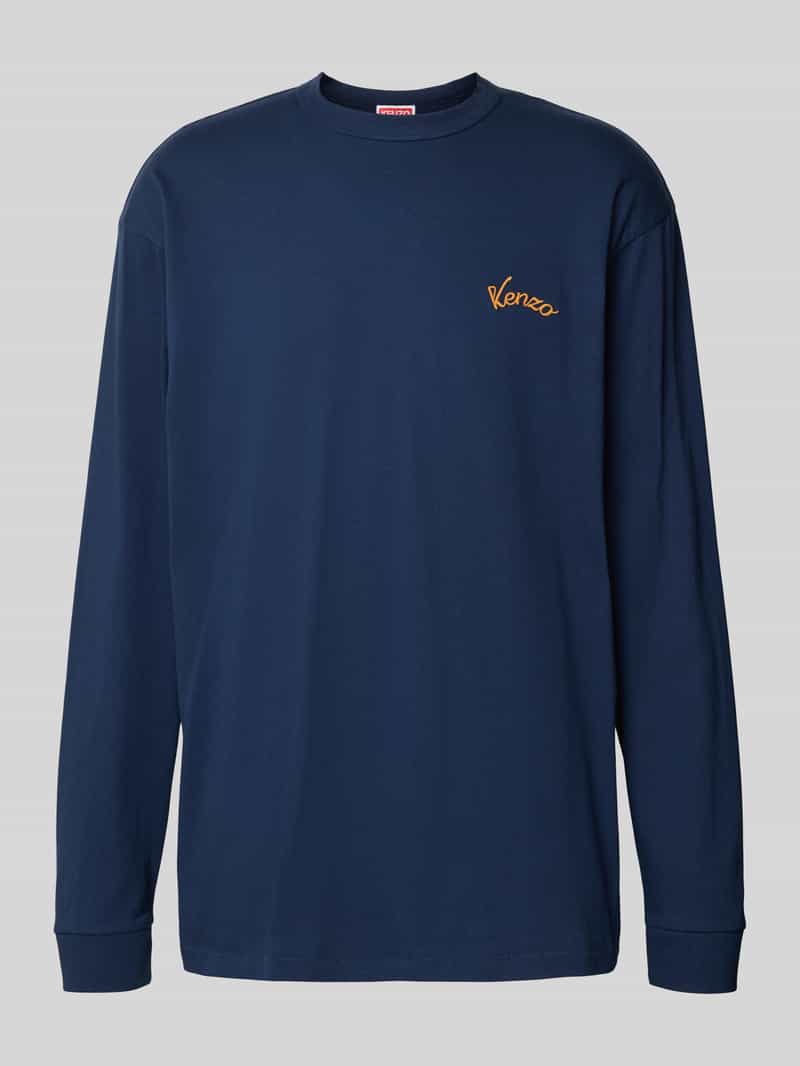 Kenzo Shirt met lange mouwen met logo-opschrift