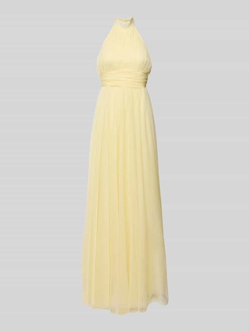 Lace & Beads Cocktailjurk met halter en tailleband