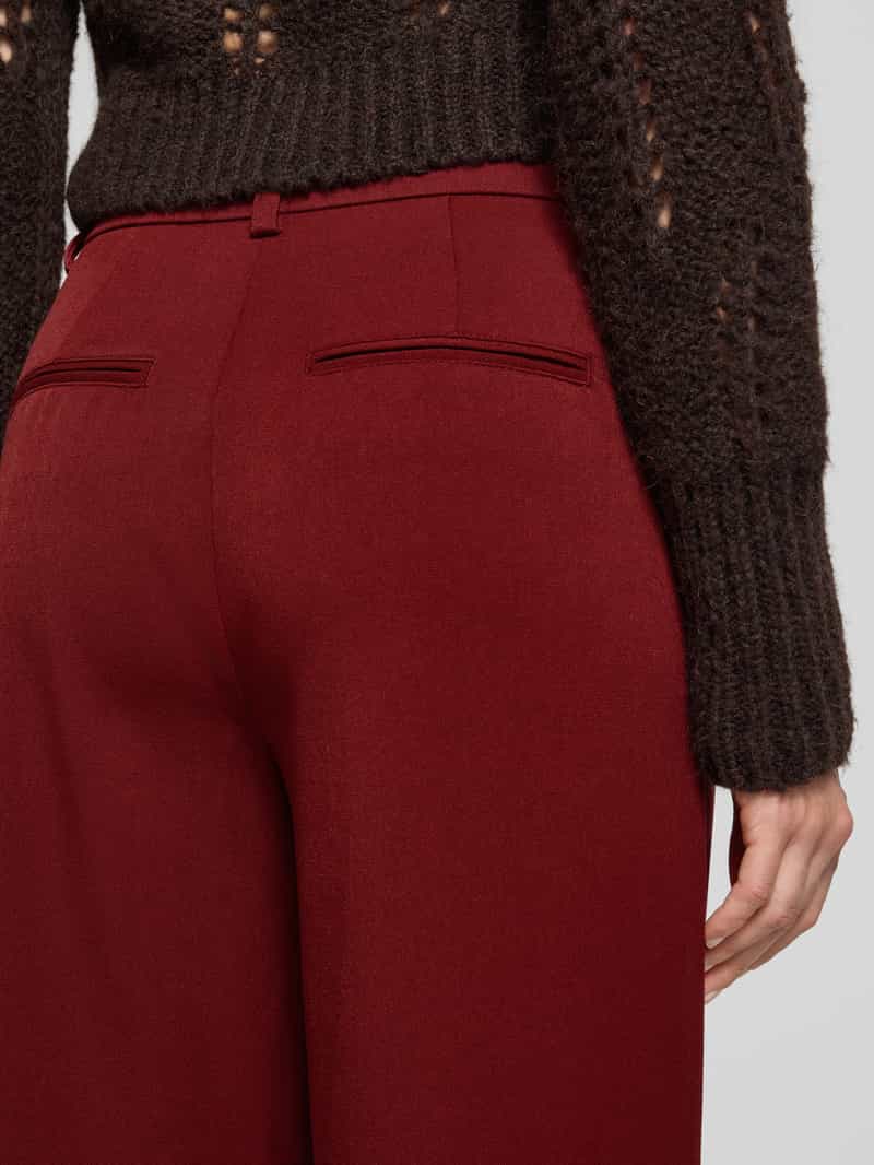 MSCH Copenhagen Wide leg broek met viscose model 'Henrika'