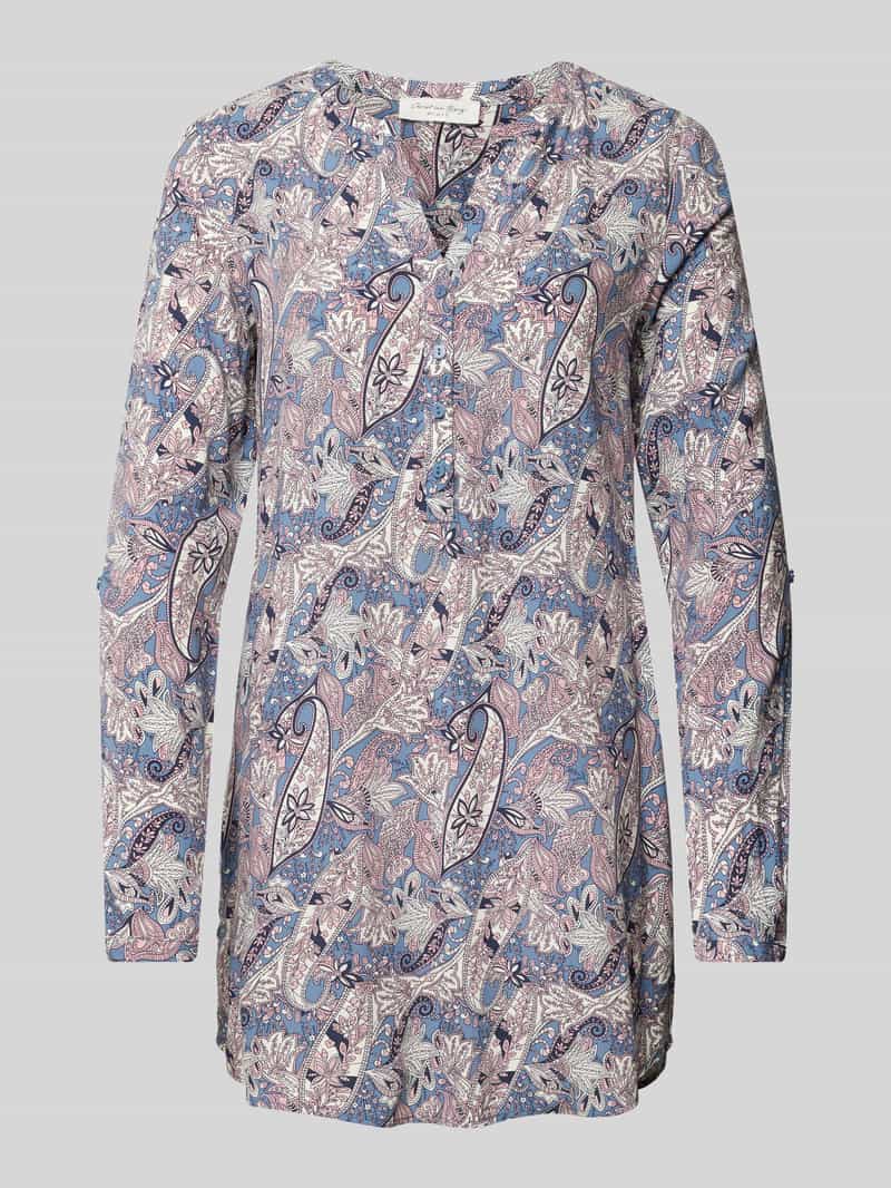 Christian Berg Woman Blouse van viscose met knoopsluiting