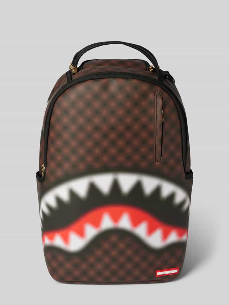 Sprayground Rugzak met labelpatch model 'SHARK IN PARIS'
