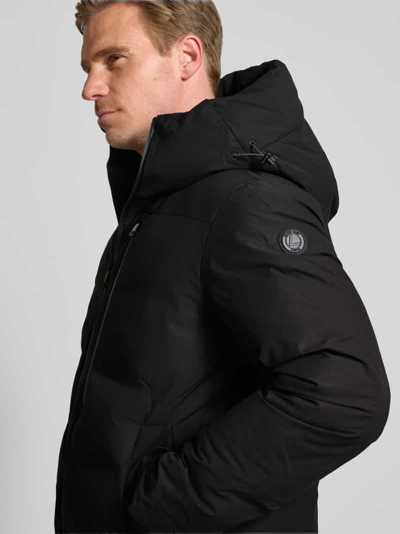 LUHTA Gewatteerde lange jas met tweewegsritssluiting model 'KAUSTINEN'