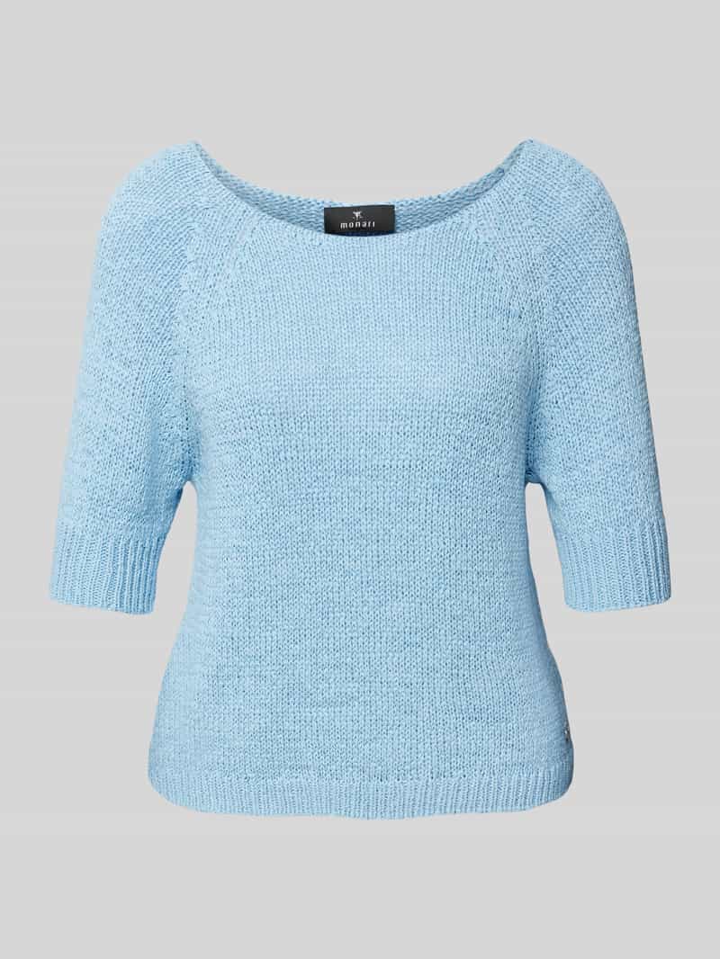 monari Gebreide pullover met ribboorden
