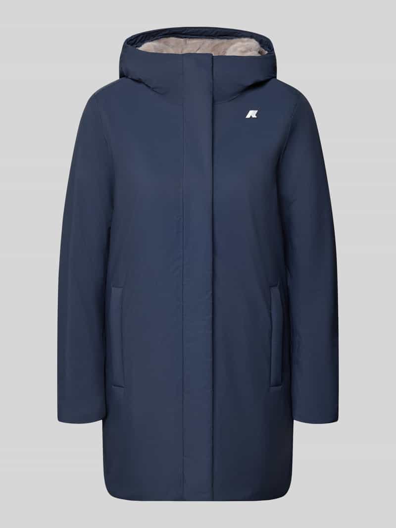 K-way Regular fit lange jas met logo-applicatie model 'SOPHIE'
