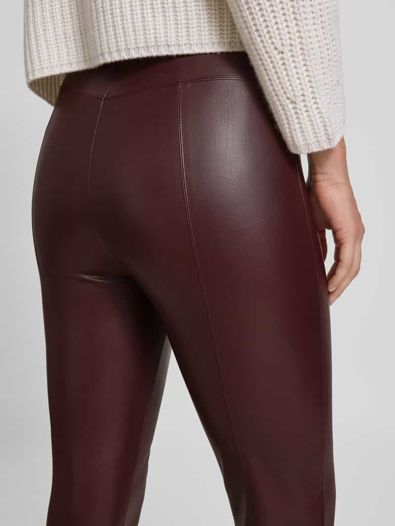 RAFFAELLO ROSSI Skinny fit broek in leerlook model 'RESA'