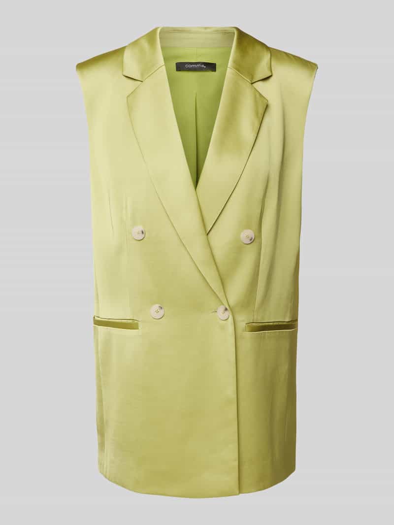 comma Gilet met reverskraag