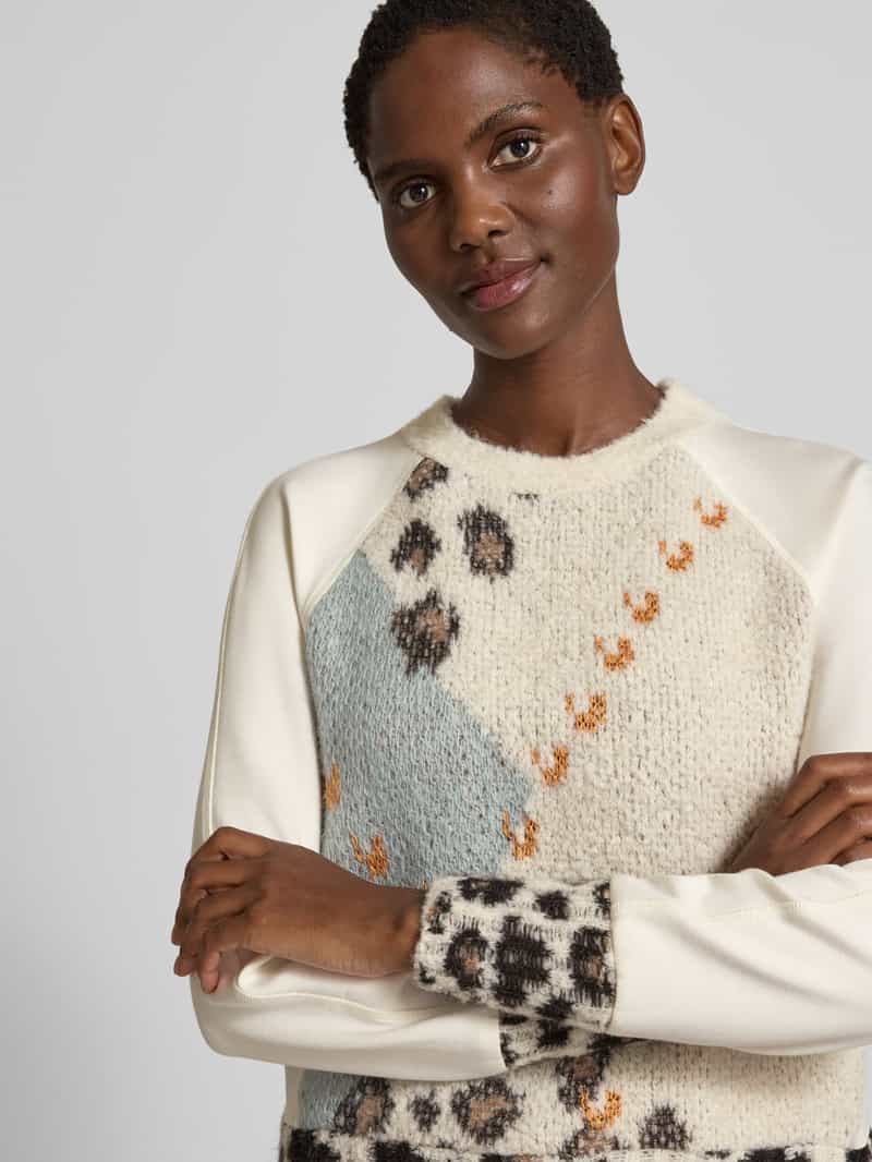 Marc Cain Sweatshirt met ribboorden
