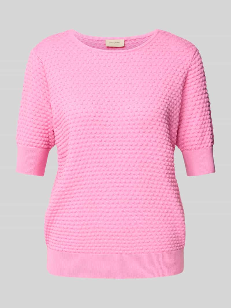 FREE QUENT Gebreide pullover met 1 2-mouwen model 'Dodo'