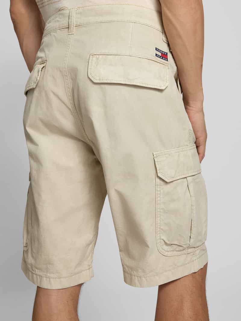 Tommy Jeans Regular fit korte cargobroek van puur katoen model 'OTIS'
