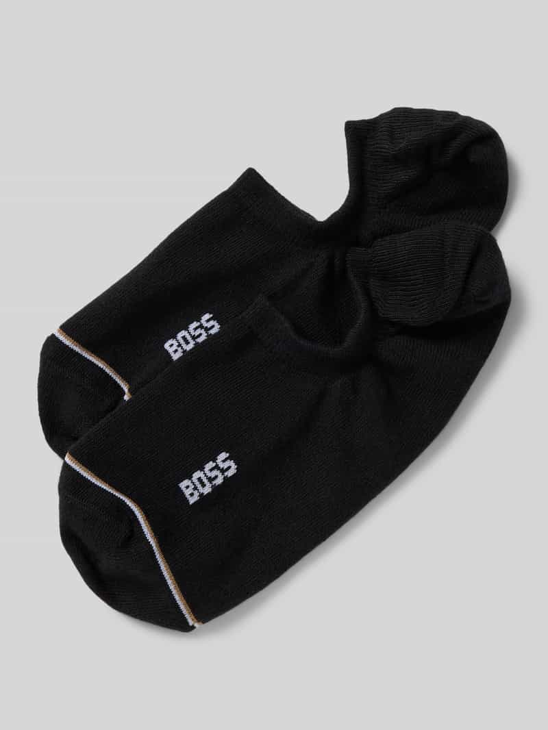 Boss Sneakersokken met labeldetail in een set van 2 paar model 'Iconic'