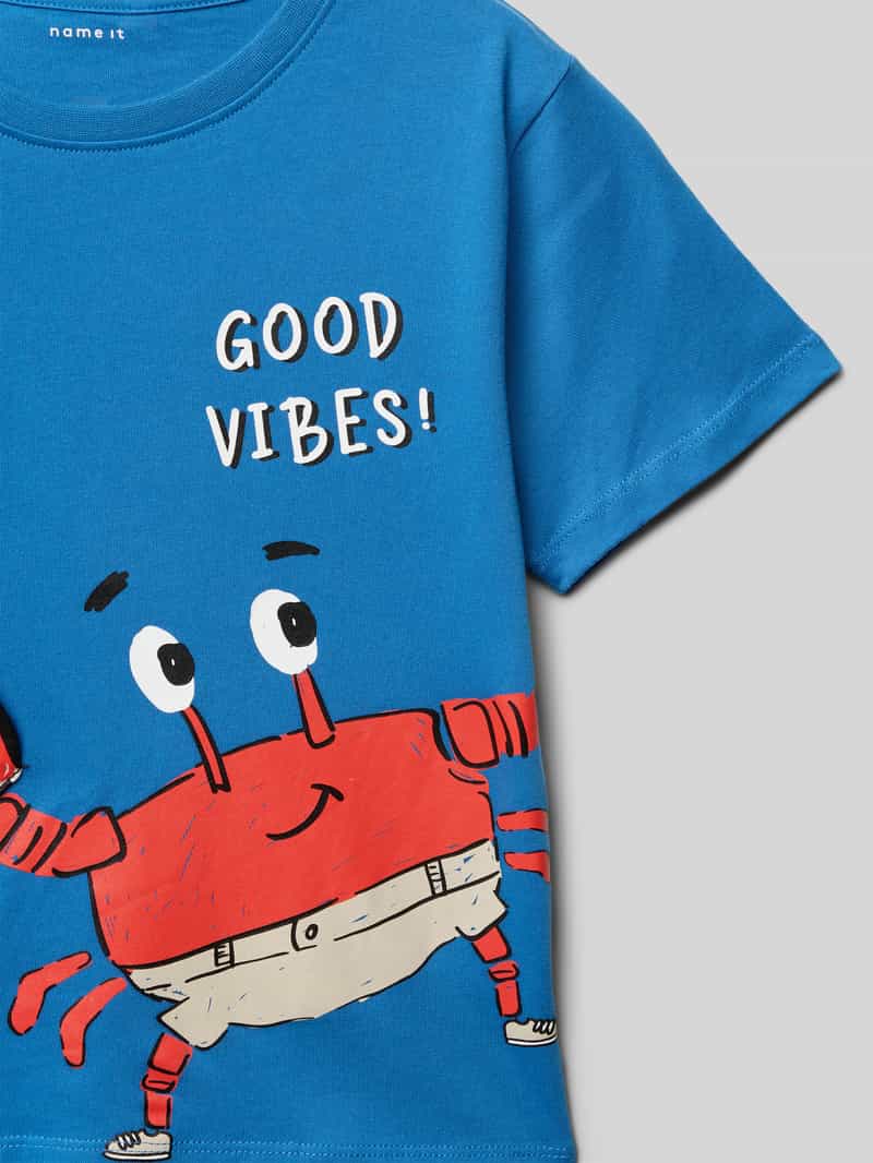 name it T-shirt met motiefprint