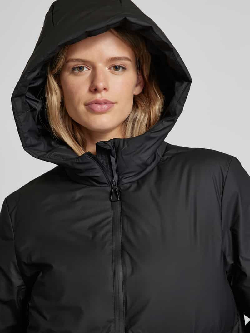 Only Gewatteerde lange jas met capuchon model 'IRENE'