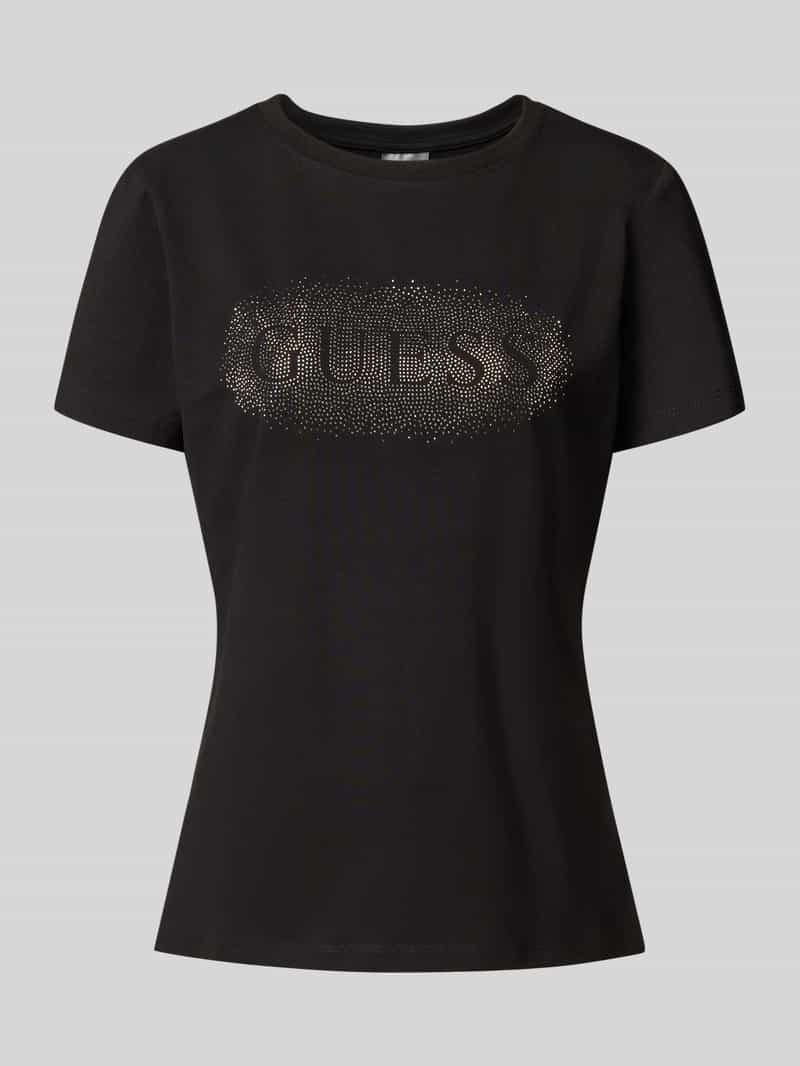 Guess Activewear T-shirt met labeldetail model 'INGRID'