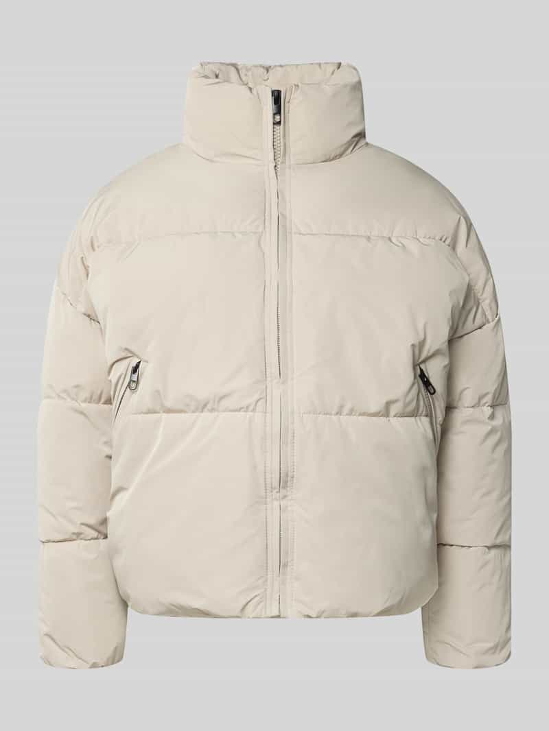 Jake*s Casual Jack met opstaande kraag en ritszakken