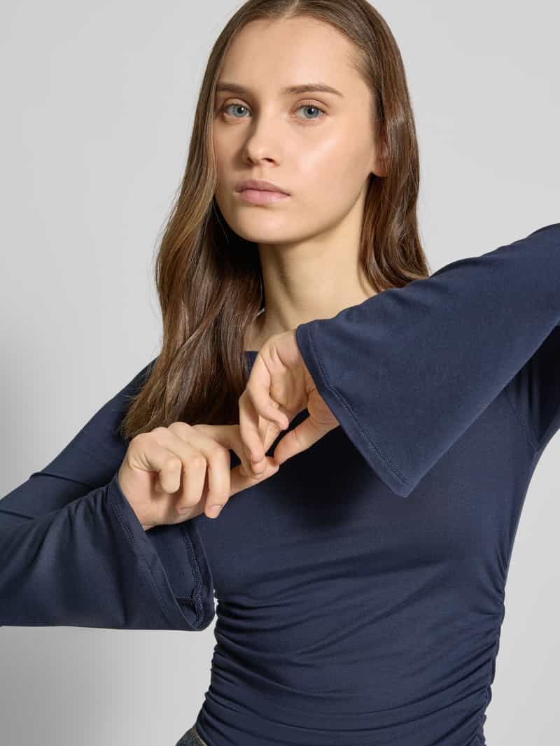 Gina Tricot Shirt met lange mouwen en rimpelingen