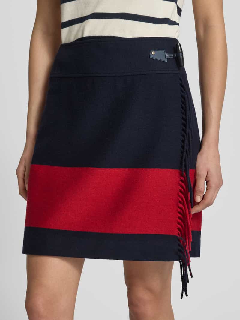 Lauren Ralph Lauren Kokerrok met franjes model 'NARJISS'