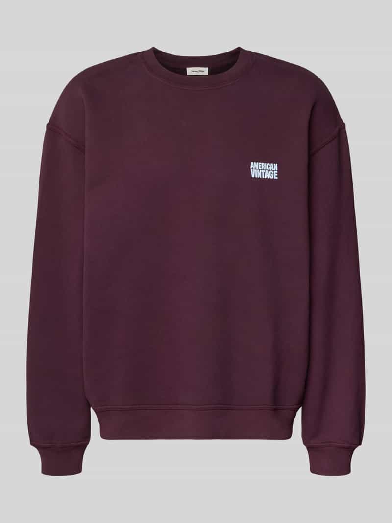 American vintage Sweatshirt met labelstitching model 'Tye'