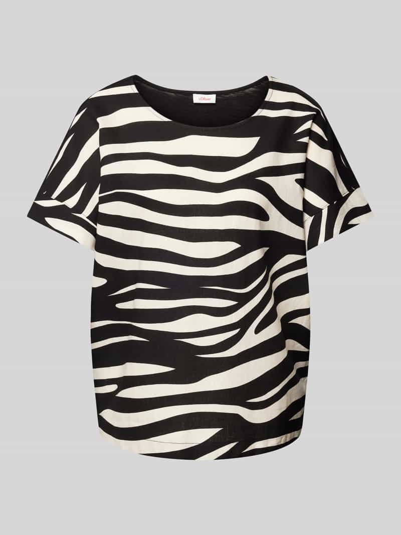 s.Oliver RED LABEL T-shirt met ronde hals