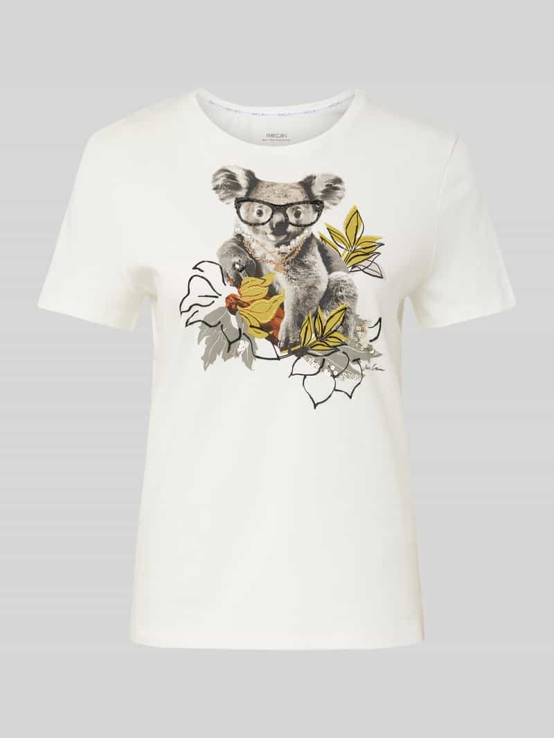 Marc Cain T-shirt met motiefprint