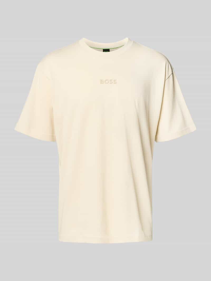 BOSS Green Regular fit T-shirt van puur katoen